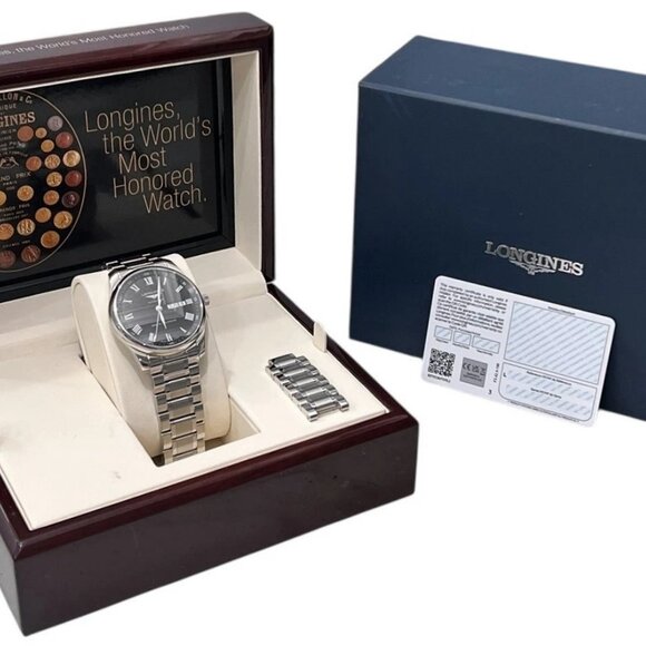 Longines Master Annual Calendar Steel Black Dial 40mm Automatic Mens L29104516 - Picture 9 of 9